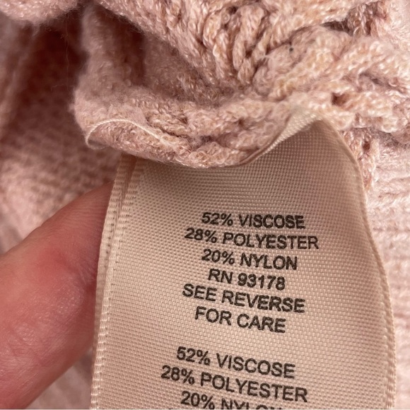 Philosophy Soft Pink Textured Crewneck Sweater – Size Medium - Picture 6 of 9